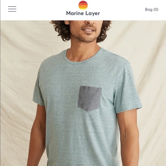 Cambrai Colorway Pocket Tee - Picture 1 of 7